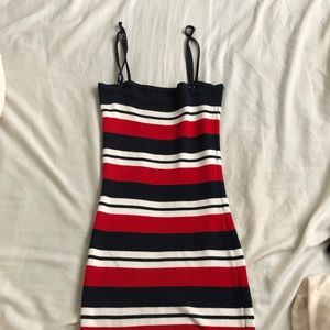 Striped Mini Dress Bodycon